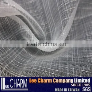 Polyester Organza Big Check Design Fabric thumbnail-2