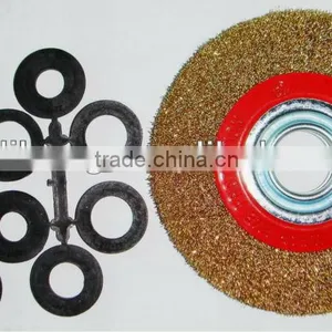 CIRCULAR CRIMPED WIRE BRUSH,cepillo Circular Latonado de thumbnail-1
