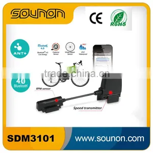 Sounon SDM-3101 ABS Waterproof Bluetooth Bicycle Computer, Bicycle Speedometer, Bicycle Cadence Sensor thumbnail-2