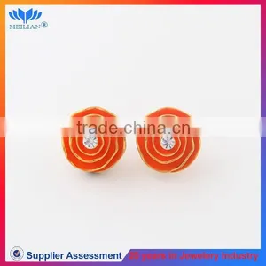 Fancy Design Colorful Flower Stud Earrings for Women Earring Stud thumbnail-1
