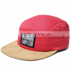 Custom 5 Panel Snapback Caps / High Quality Blank 5 Panel Cap / Flat Brim 5 Panel Cap thumbnail-1