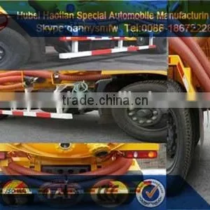 Hot Sale 4x2 Sewage Truck Cleaning Truck 4cbm 6cbm 8cbm Vacuum Sewage Suction Truck thumbnail-3