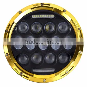 New Arrival and Smart Design 78W Roundled Auto Headlight in 7inch thumbnail-3