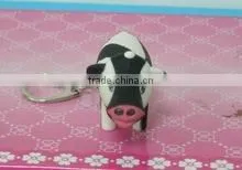LED Keychain With Cow & Sound thumbnail-1