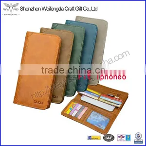 Multifunction High Quality Real Leather Men Wallet Wholesale for Iphone6 thumbnail-1