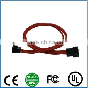 3Pin Sata Individual Sleeved Cable Fan Power thumbnail-1