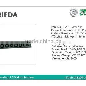 High Cost Performance 7 Segment Lcd Displays TN Type Lcd With Pin thumbnail-2