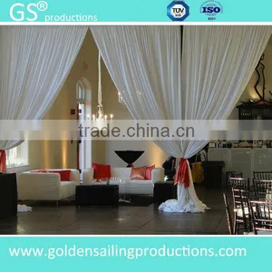 Pipe and Drape System, Backdrop Pipe and Drape for Wedding thumbnail-1