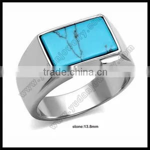 China Factory Custom Made Big Turquoise Ring Online thumbnail-3