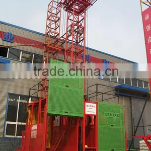 SS100 /100 Material Hoist/Construction Lifter/Material Cargo Lift From China Factory thumbnail-1