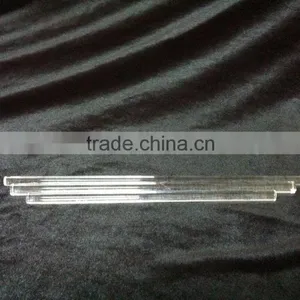 Transparent Quartz Glass Light Guide Rod Quartz Rods to Map Custom High-temperature Optical Fiber Rods thumbnail-1