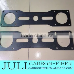 CNC Machined Carbon Fiber Composite Parts, Carbon Fiber Prepreg Plate, Factory Carbon Fiber Customize Cnc Cut Plate thumbnail-1