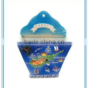 Cyprus Ceramic Souvenir Vase thumbnail-1