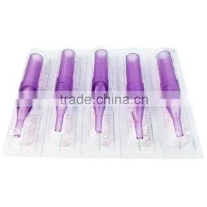 High Quality Disposable Tattoo Tip 14RT Purple thumbnail-2
