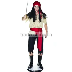 Wholesale New Trends Cut Throat Pirate Fancy Dress Instant Costume thumbnail-1