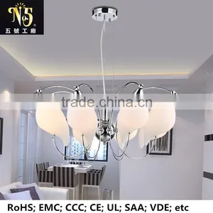 Modern Simple Fashionable White Pendant Lamp Made in Guzhen China thumbnail-6