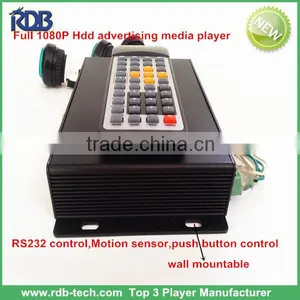 RDB Wall Mountable Full 1080P Hdd Advertising Media Player With RS232 Control,Motion Sensor,push Button Control DS005-48 thumbnail-1