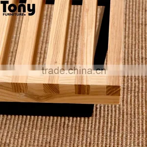 Classic Wood Living Furniture Wooden Stool thumbnail-5