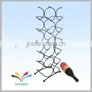 Factory OEM Design Unique Stackable Metal Foldable Wine Rack thumbnail-1
