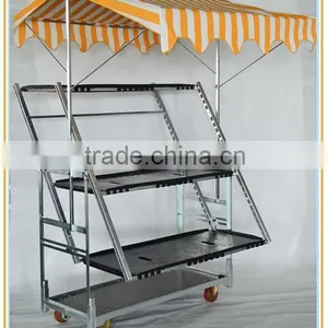 Flower Trolley , Flower Transport Cart, Danish Trolley thumbnail-1