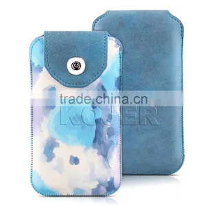 NEW Leather Mobile Phone Case for IPhone 6s/Samsung,PU Pouch thumbnail-1