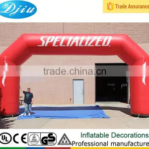 DJ-GM-40 2015 Hot Red Event Inflatable Arch for Various Events Advertising Red Inflatable Archway thumbnail-1