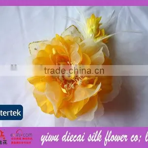 Decorative Handmade Fabric Flower for Headwear thumbnail-1