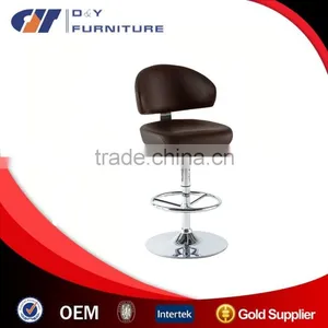 Beige Synthetic Leather Metal Steel Bar Chair thumbnail-1