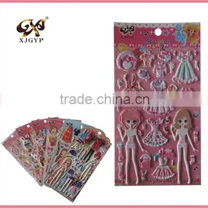 Cute Cartoon Puffy Sticker/puffy Letter Stickers/puffy Foam Sticker thumbnail-1