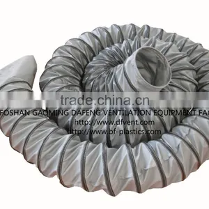 8" x 25' 300Celsius Grey Heater Duct for Boiler thumbnail-2
