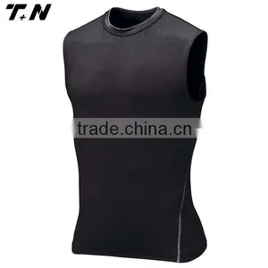 Blank Compression Wear, Compression Vest Men, Rash Vest Sleeveless thumbnail-3
