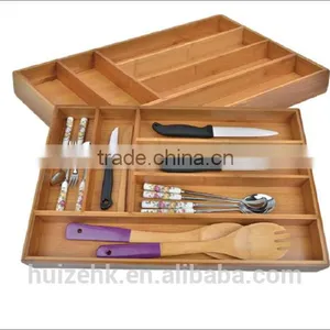 Bamboo Cutlery Tray thumbnail-1