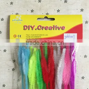 China Factory Supply DIY Crafts 1.2*30cm Bump Pipe Cleaners Toys for Kids or Wedding Decoration thumbnail-2