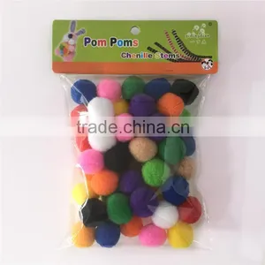 Factory Supply DIY Crafts High Quality Polypropylene Pompoms Toys for Kids or Wedding Party Decoration thumbnail-1