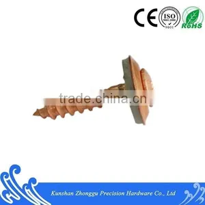 Cross Pan Head With Self Tapping Screw Carbon Steel Zinc Yellow thumbnail-1