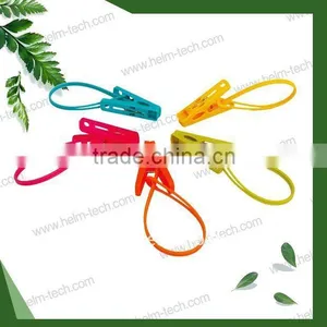 Small Plastic Rope Clips Pegs thumbnail-1