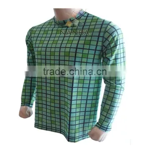 Sublimated Round Neck Sun Protected Long Sleeve Shirt/ Rash Guard thumbnail-3