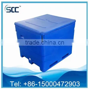 Chilly Fish Boxes, Fish Cooler Storage Boxes 1000ltr by Rotomolding Design thumbnail-1