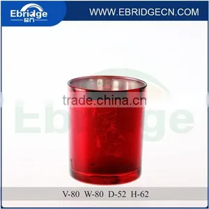 Colourful Glass Candle Jar Candle Glass Cup Colour thumbnail-1