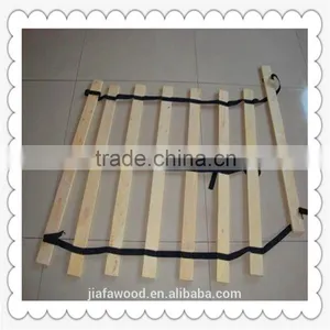 Factory Direct Sale Teak Colour Furniture King or Queen Size Wooden Bed Slats thumbnail-5