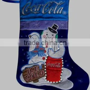 Fiber Optic Christmas Stocking With Led thumbnail-1