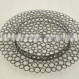 Iron Fluer Delis Candle Pillar Plate / Candle Pillar Holder thumbnail-1