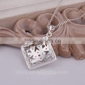 Symbol of Freedom 925 Sterling Silver India Style Bohemia Necklace thumbnail-5