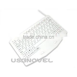 87 Keys Touch Industry Silicone Keyboard thumbnail-1
