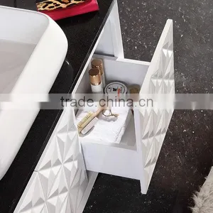 ROCH 8005 Hot Sell Wood Bathroom Vanity Customized With Marble Counter Top thumbnail-3