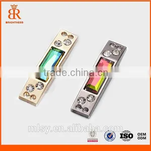 Crystal Metal Label Designer Metal Labels for Handbags Labels for Plastic Bags thumbnail-1