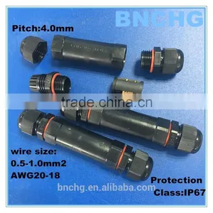 Hot Sale 250V Cable Type IP67 Waterproof Connectors 2pin 3pin thumbnail-1