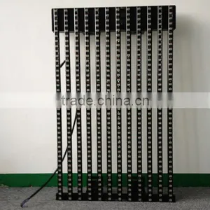 P31.25 Full Color Led Mesh Strip Video Wall///outdoor Led Strip Display Screen thumbnail-1