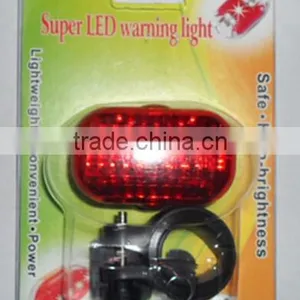 3 LED Bicycle Rear Tail Red Bike Warning Lamp Safety Light thumbnail-1
