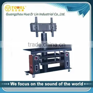 Unique Design TV Bench Tempered Glass TV Stand Design thumbnail-1